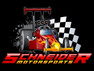 Schneider Motorsports logo design by uttam
