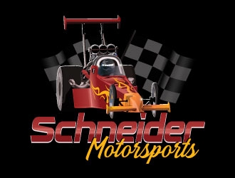 Schneider Motorsports logo design by ozenkgraphic