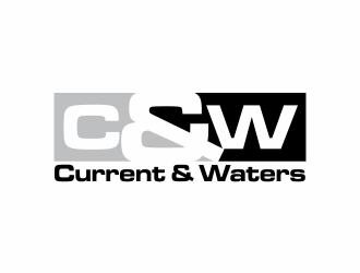 Current & Waters logo design by eagerly