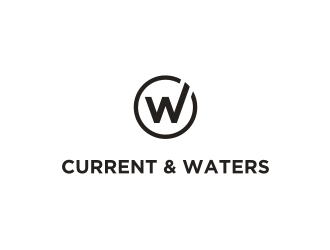 Current & Waters logo design by superiors