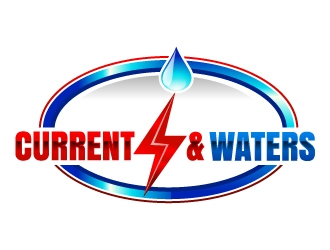 Current & Waters logo design by uttam