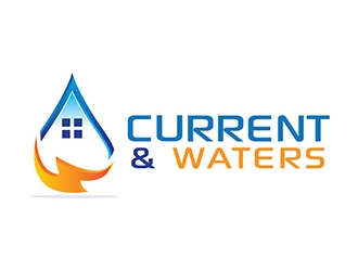 Current & Waters logo design by logoguy
