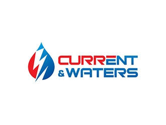 Current & Waters logo design by logoguy