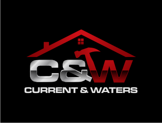 Current & Waters logo design by BintangDesign