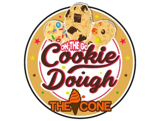 On The Go Cookie Dough logo design by Suvendu
