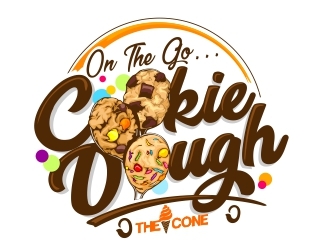 On The Go Cookie Dough logo design by veron