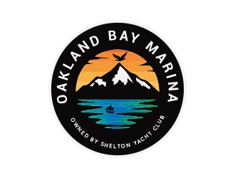 Oakland Bay Marina, owned by Shelton Yacht Club logo design by heba