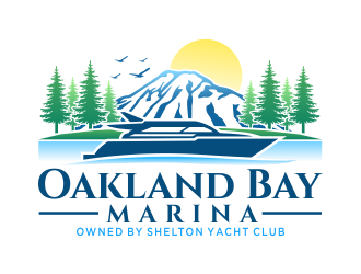 Oakland Bay Marina, owned by Shelton Yacht Club logo design by jm77788
