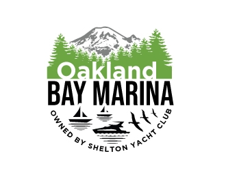 Oakland Bay Marina, owned by Shelton Yacht Club logo design by Foxcody