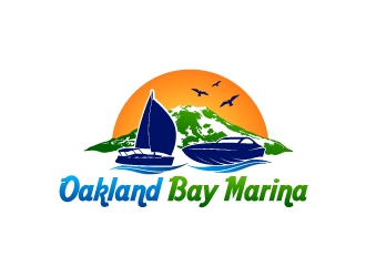 Oakland Bay Marina, owned by Shelton Yacht Club logo design by usashi