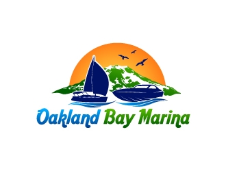 Oakland Bay Marina, owned by Shelton Yacht Club logo design by usashi