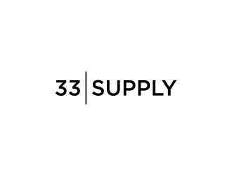 33 Supply logo design by p0peye