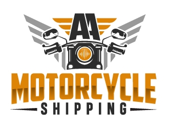 AA Motorcycle Shipping logo design by AamirKhan