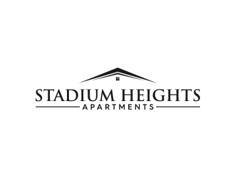 Stadium Heights Apartments logo design by Inlogoz