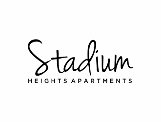 Stadium Heights Apartments logo design by afra_art