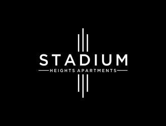 Stadium Heights Apartments logo design by afra_art
