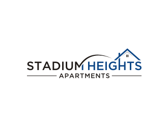 Stadium Heights Apartments logo design by Zeratu