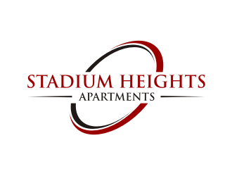 Stadium Heights Apartments logo design by Zeratu