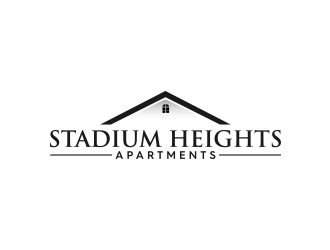 Stadium Heights Apartments logo design by Inlogoz