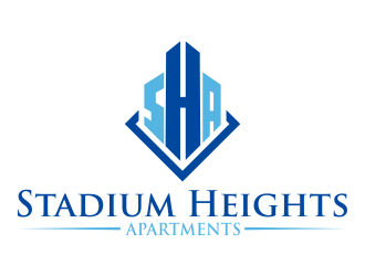 Stadium Heights Apartments logo design by qqdesigns