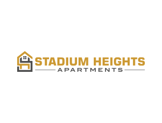 Stadium Heights Apartments logo design by pakNton