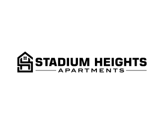 Stadium Heights Apartments logo design by pakNton
