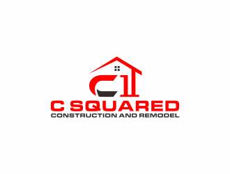 C Squared Construction and Remodel  logo design by checx