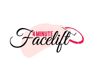 4 minute Facelift .com logo design by AamirKhan