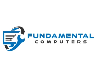 Fundamental Computers  logo design by logographix