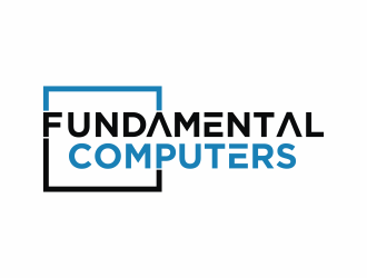 Fundamental Computers  logo design by agus