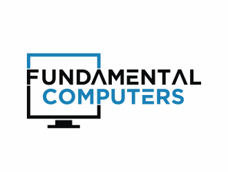 Fundamental Computers  logo design by agus
