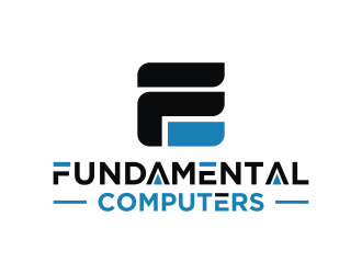 Fundamental Computers  logo design by agus