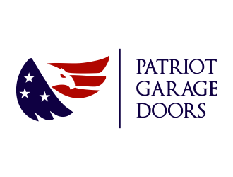 Patriot Garage Doors logo design by JessicaLopes