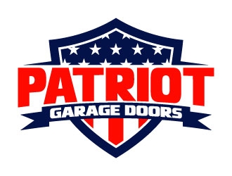 Patriot Garage Doors logo design by daywalker