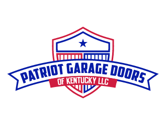 Patriot Garage Doors logo design by Ultimatum