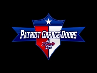 Patriot Garage Doors logo design by berewira