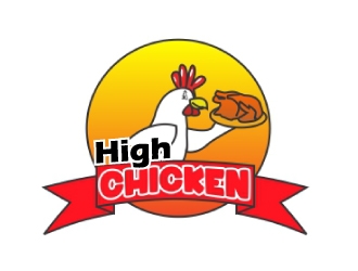 High Chicken  logo design by AamirKhan
