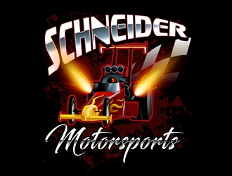 Schneider Motorsports logo design by DreamLogoDesign