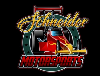 Schneider Motorsports logo design by DreamLogoDesign