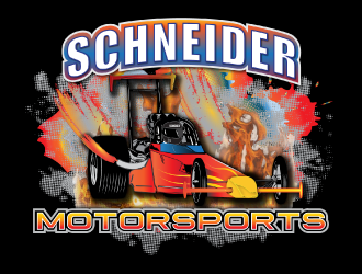 Schneider Motorsports logo design by nona