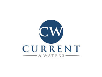 Current & Waters logo design by bricton