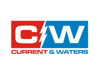 Current & Waters logo design by Sheilla