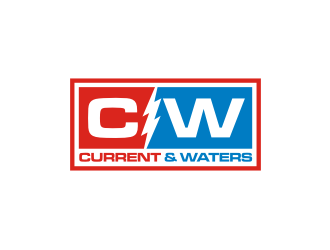 Current & Waters logo design by Sheilla