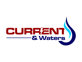 Current & Waters logo design by Gwerth
