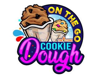 On The Go Cookie Dough logo design by DreamLogoDesign