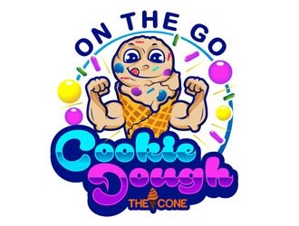 On The Go Cookie Dough logo design by DreamLogoDesign