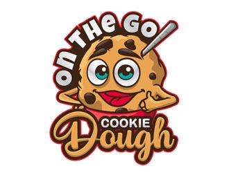 On The Go Cookie Dough logo design by DreamLogoDesign