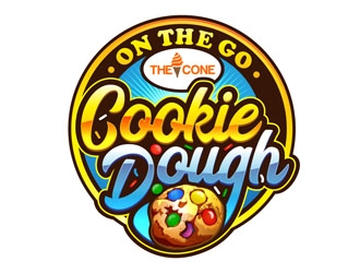 On The Go Cookie Dough logo design by DreamLogoDesign
