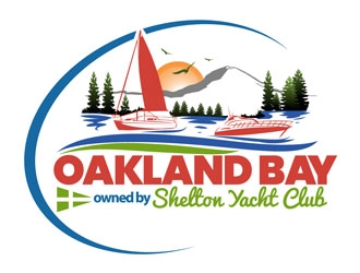 Oakland Bay Marina, owned by Shelton Yacht Club logo design by DreamLogoDesign