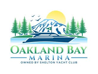 Oakland Bay Marina, owned by Shelton Yacht Club logo design by jm77788